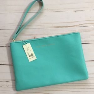 Aqua blue New York and Company wristlet!